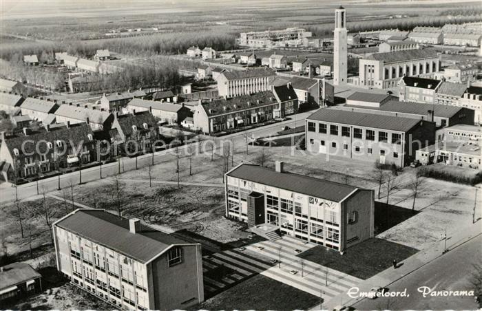 13152371 Emmeloord Fliegeraufnahme Panorama Kirche