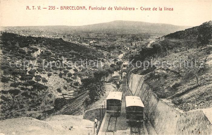 13153327 Barcelona Cataluna Funicular de Vallvidrera Bergbahn