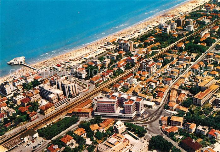 13170046 Senigallia Fliegeraufnahme Strand