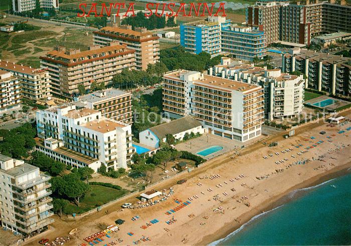 13220454 Santa Susana Fliegeraufnahme Costa del Maresme Strand