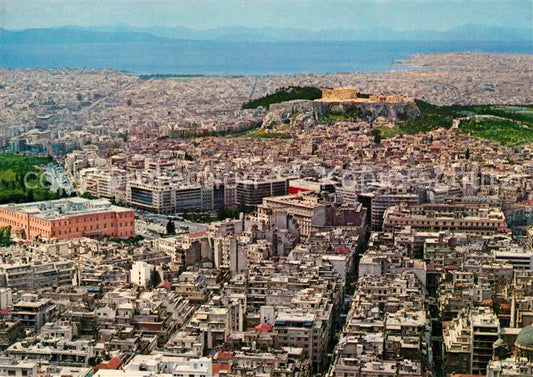 13221737 Athenes Athen Fliegeraufnahme mit Akropolis