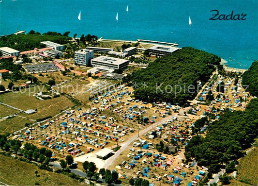 13223015 Zadar Zadra Zara Fliegeraufnahme Camping Borik