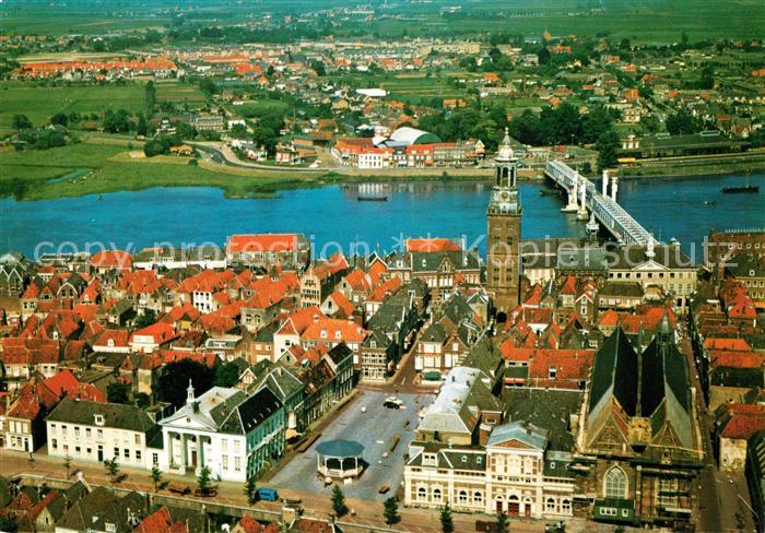 13223044 Kampen Niederlande Fliegeraufnahme met Ijselbrug