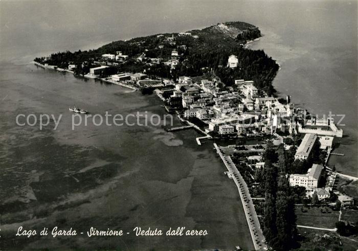 13218893 Sirmione Lago di Garda Veduta dall aereo