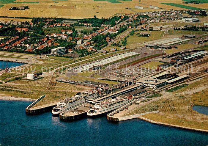 13234808 Rodbyhavn harbor aerial photograph