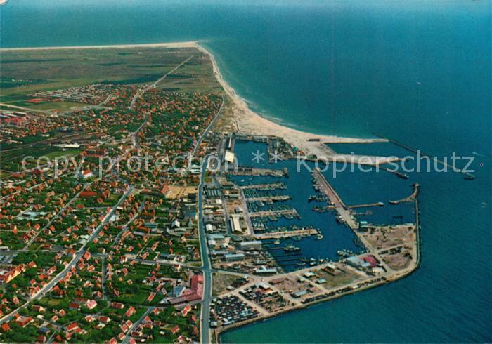 13237392 Skagen harbor aerial photograph