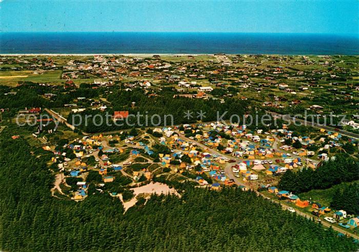 13238898 Blokhus campsite aerial photograph