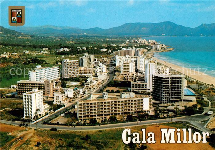 13239729 Cala Millor Mallorca Hotels Strand Berge Fliegeraufnahme