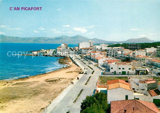 13240134 Can Picafort Mallorca Kuestenpanorama Uferstrasse Strand