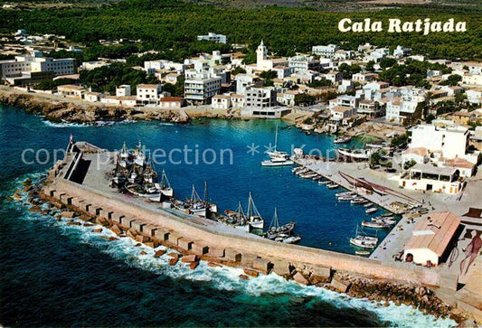 13247348 Cala Ratjada harbor aerial photo