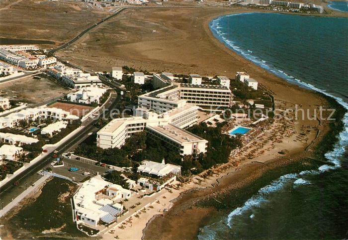 13247399 Lanzarote Canary Islands Playa de los Pocillos aerial photograph