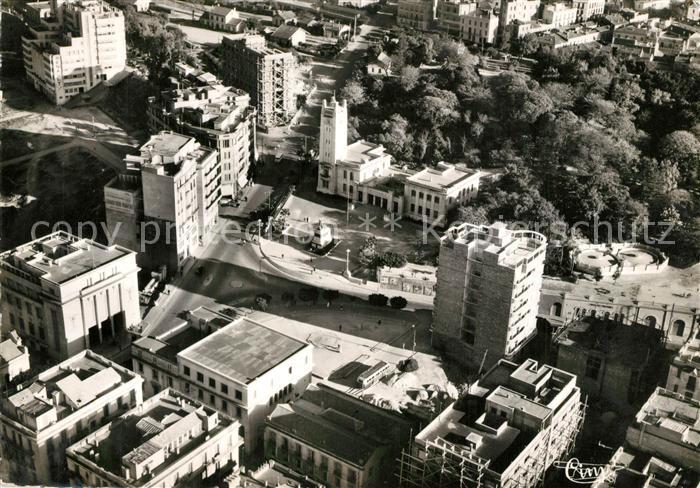 13252015 Mostaganem aerial photo Hotel de Ville Monument Morts