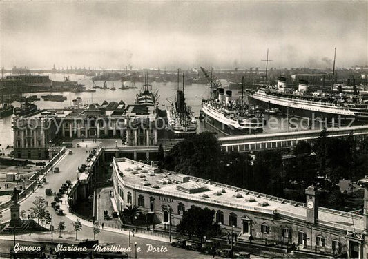 13288547 Genova Gênes Ligurie Stazione Marittima e Porto