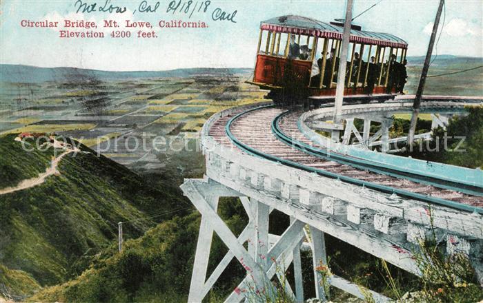 13310519 Mount Lowe California Circular Bridge Elevation