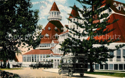 13310621 San Diego California Main Entrance Hotel del Coronado