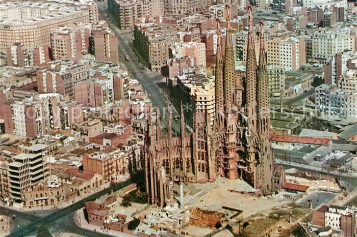 13313500 Barcelona Cataluna Vista aerea de la Sagrada Familia