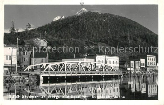 13320609 Ketchikan Alaska Stredman Bridge and Deer