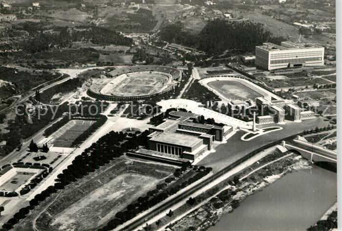 13330066 Roma Rome aerial photograph sports fields at the Forum Italico