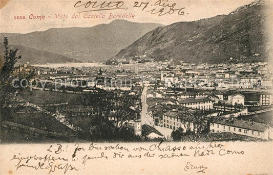 13316271 Como Lago di Como Visto dal Castello Baradello