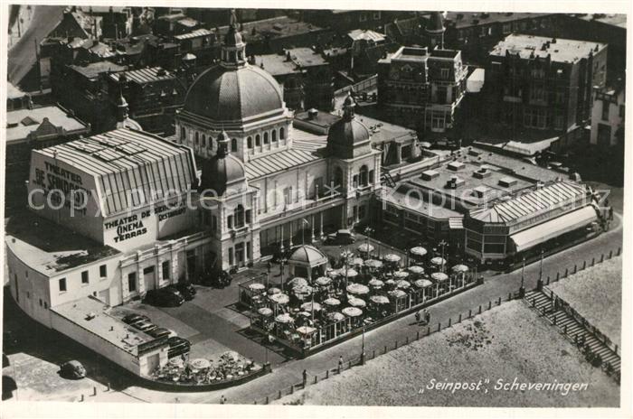 13322782 Scheveningen aerial photograph Restaurant Taverne Theater Seinpost