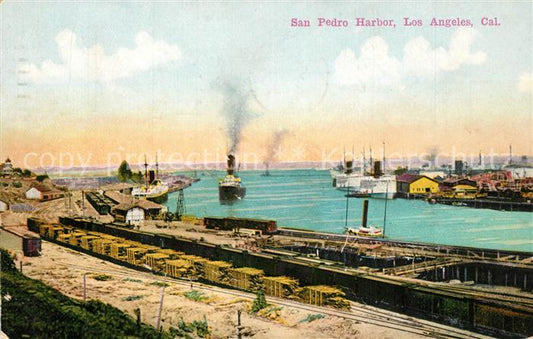 13322805 Los Angeles California San Pedro Harbour