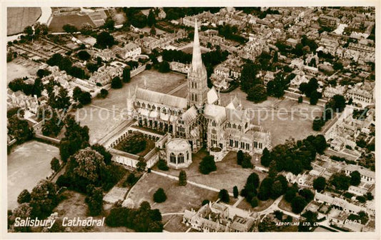 13329312 Salisbury Wiltshire Cathedral aerial photograph