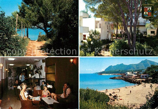 13329412 Alcudia Mallorca Hostal Mal Pas Bar Strand