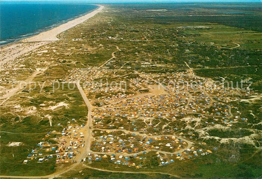 13330836 Vejers beach aerial photo with Vejers camping