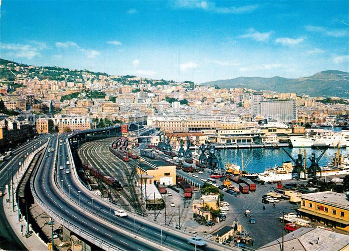 13330846 Genova Gênes Ligurie Scorcio panoramique Photo aérienne