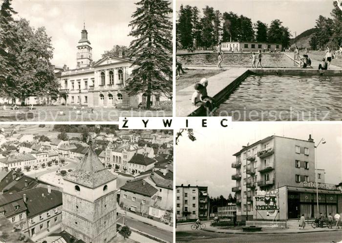 13333418 Silesia Zywiec Castle outdoor swimming pool city views