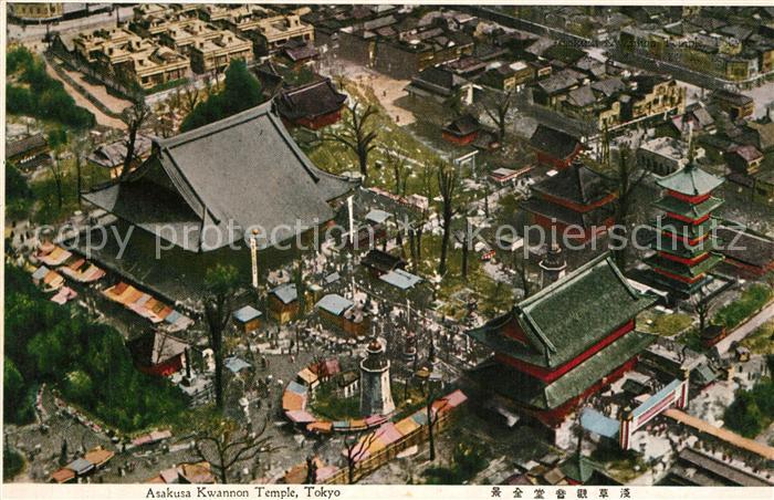 13371677 Tokyo Asakusa Kwannon Temple aerial photography