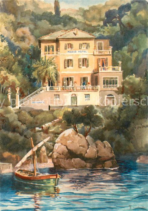 13477278 Portofino Ligurie Carte d'artiste Hôtel Piccolo