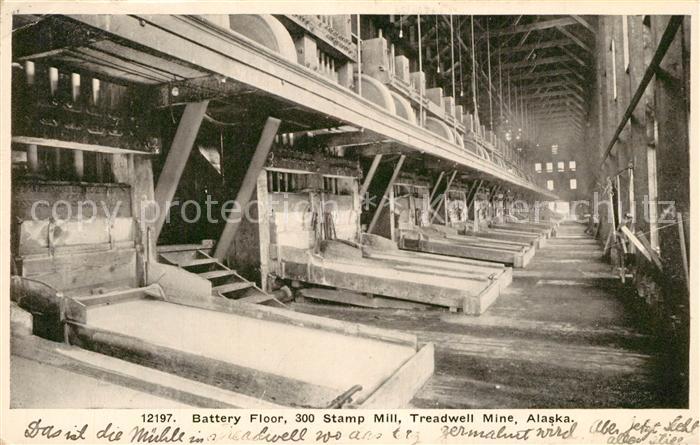 33373109 Juneau Alaska Battery Floor Stamp Mill Treadwell Mine