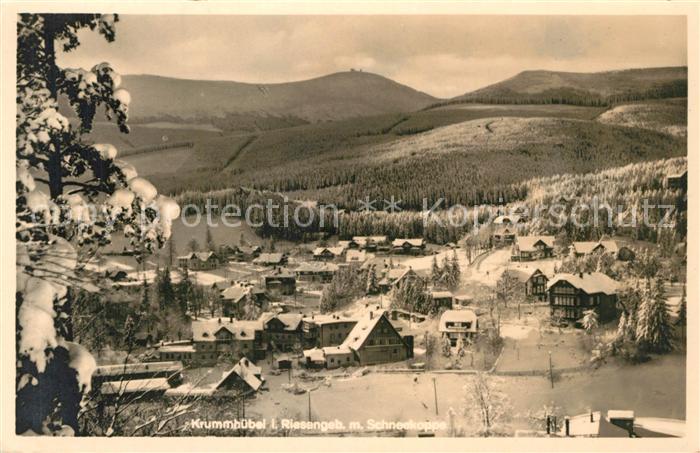 13513797 Krummhuebel Riesengebirge Panorama Winterlandschaft