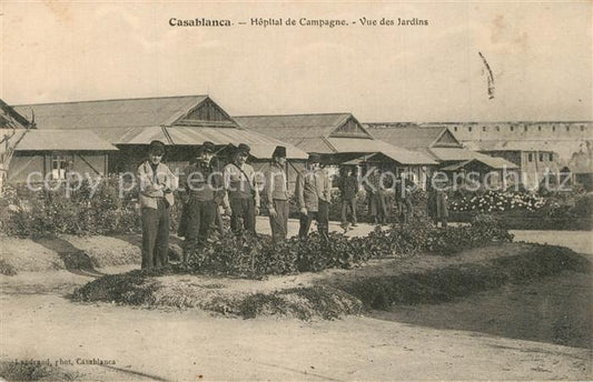 33557652 Casablanca Hopital de Campagne Vue des Jardins