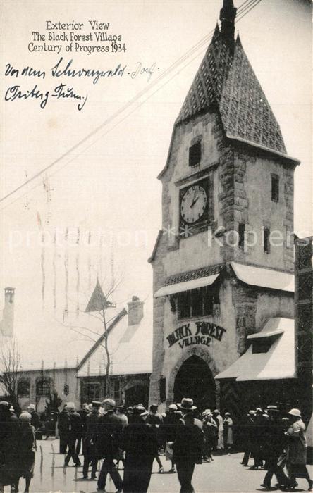 13568350 Expositions Century of Progress Chicago 1934 Black Forest Village