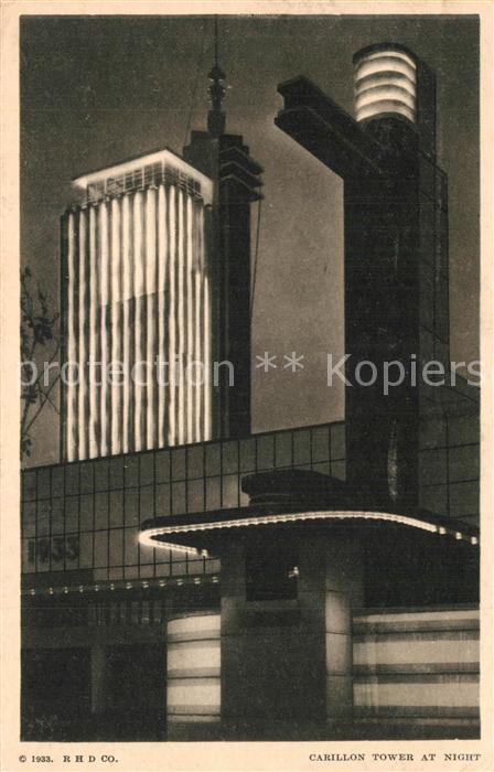 13568353 Expositions Worlds Fair Chicago 1933 Carillon Tower