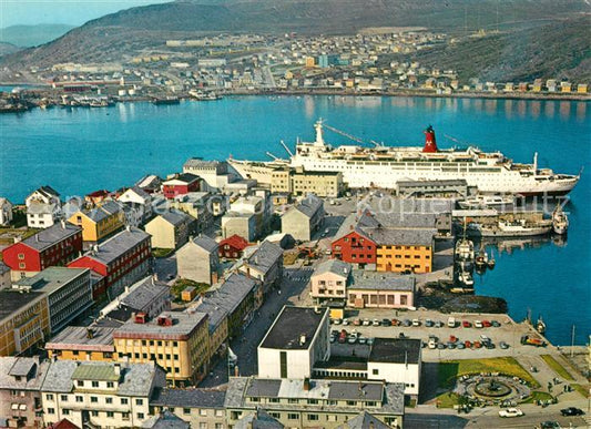 13602774 Hammerfest aerial photograph harbor