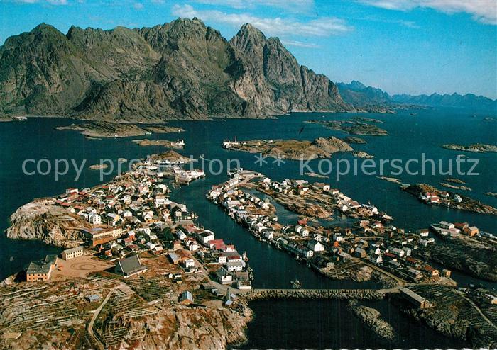 13604829 Henningsvaer aerial photograph