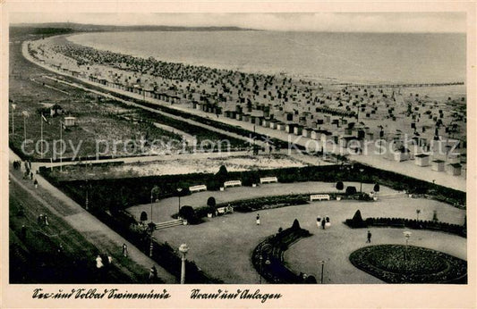 13610138 Swinemuende Swinoujscie beach and facilities aerial photograph