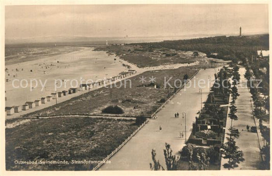 13611132 Swinemuende Swinoujscie Strandpromenade Ostseebad