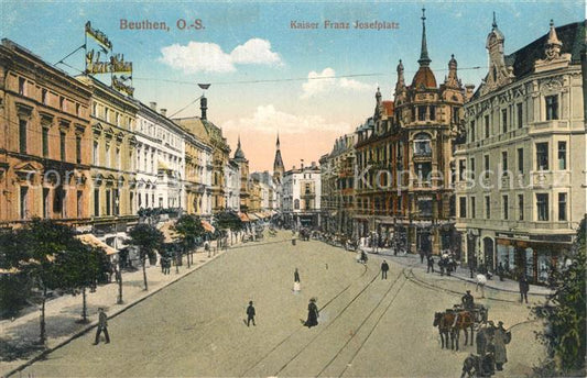 13611140 Beuthen Upper Silesia Kaiser Franz Josefplatz