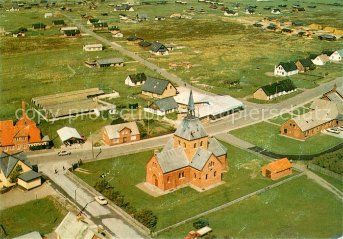 13624201 Vorupor Thisted Church aerial photograph