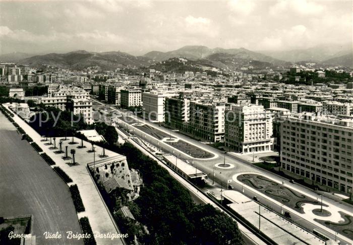 13631143 Gênes Gênes Ligurie Panorama Viale delle Brigate Partigiane