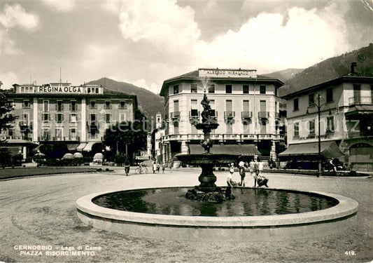 13658823 Cernobbio Lago di Como Piazza Risorgimento