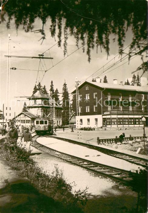 13664288 Vysoke Tatry Strbske Pleso Bahnhof Eisenbahn