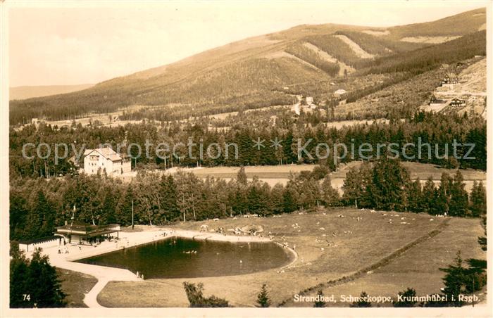 13697116 Krummhuebel Karpacz Riesengebirge Strandbad Schneekoppe