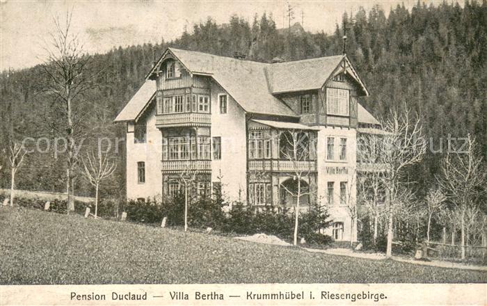 13697522 Krummhuebel Karpacz Riesengebirge Pension Duclaud Villa Bertha