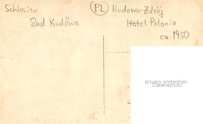 13698309 Kudowa-Zdroj Bad Kudowa Lower Silesia Hotel Polonia Widok z parku