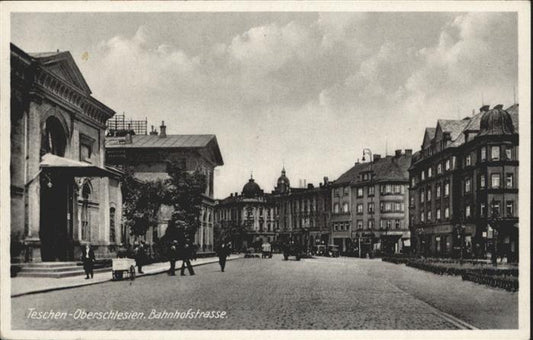 10909892 Teschen Teschen Oberschlesien Bahnhogstrasse x